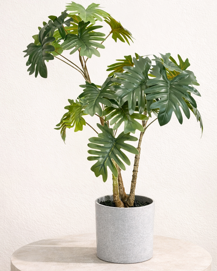 Tabletop Faux Philodendron Plant