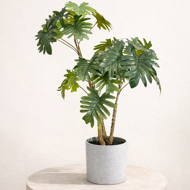 Tabletop Faux Philodendron Plant