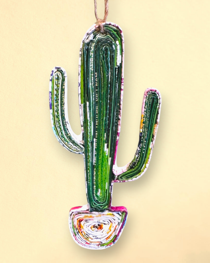 Tall Cactus Ornament | Reclaimed Wild™ Collection