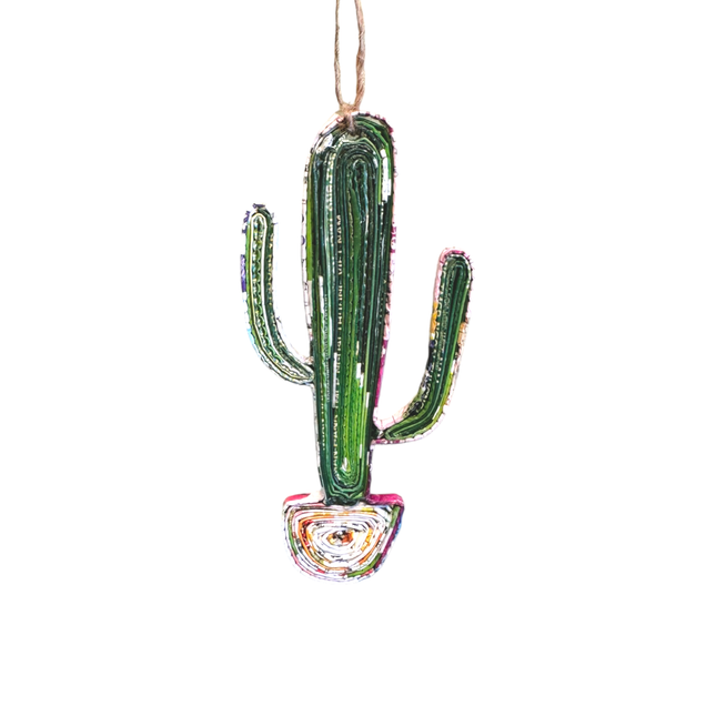 Tall Cactus Ornament | Reclaimed Wild™ Collection