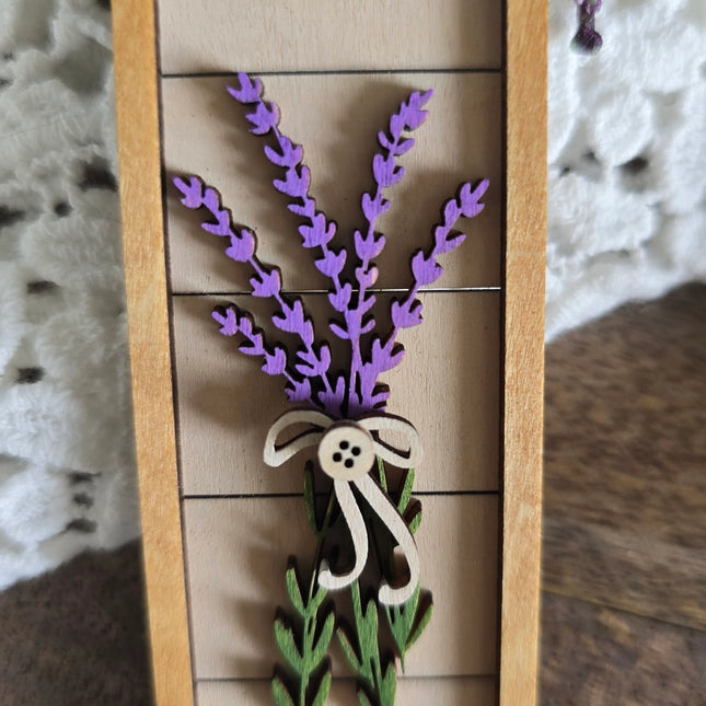 Botanical Wood Magnets | Hand-Painted Floral Collection