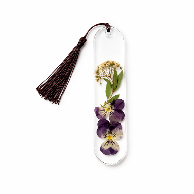Floral Resin Bookmarks - Rounded