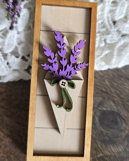 Botanical Wood Magnets | Hand-Painted Floral Collection