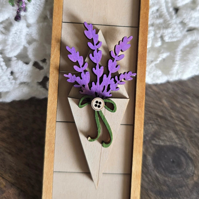 Botanical Wood Magnets | Hand-Painted Floral Collection
