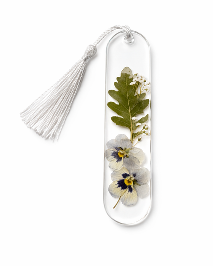 Floral Resin Bookmarks - Rounded