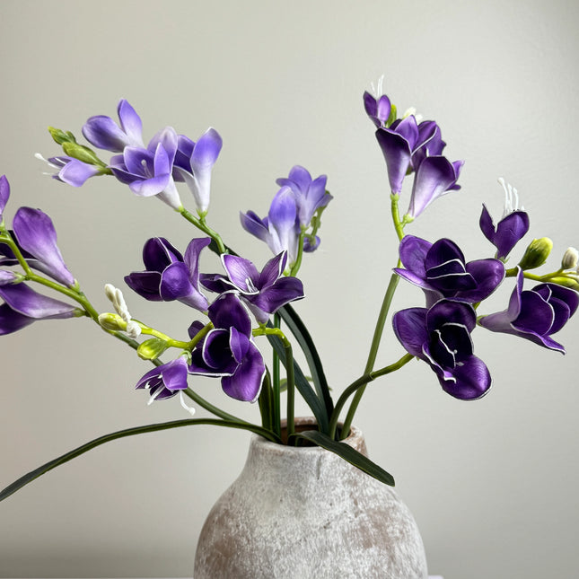 20" Lifelike Soft Real Touch Artificial Freesia-2 Sprays