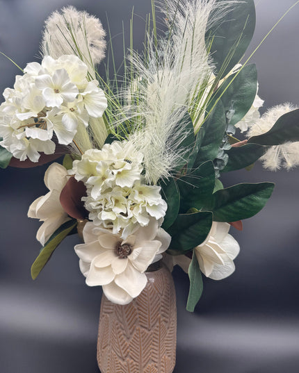 Ivory Field Arrangement™ Faux Floral Bouquet