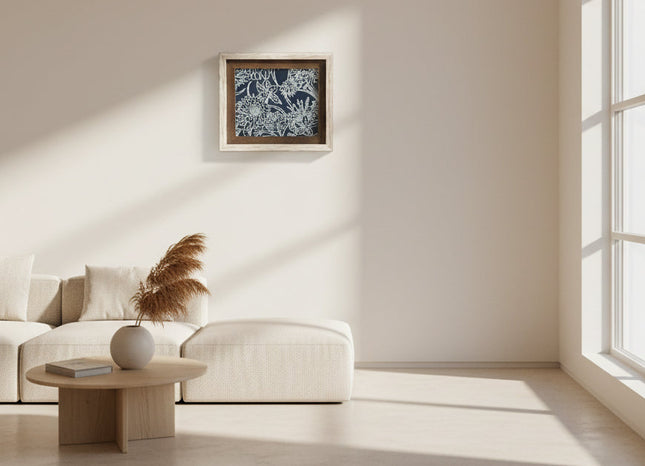 Artfully Wild™ Framed Botanical Print -Indigo Botanical Study