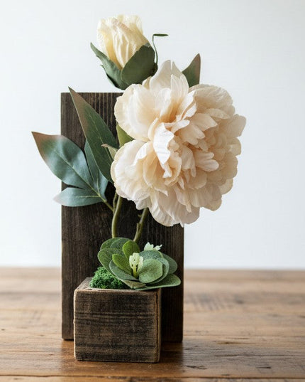 Reclaimed Wood Wall Mini Planter | Keepsake Collection