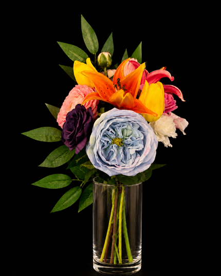 Stem & Story Summer Collection (Scent-Infused) | Sapphire Bloom