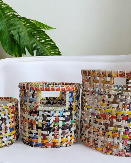Round Basket Storage Basket — Reclaimed Wild™ Collection