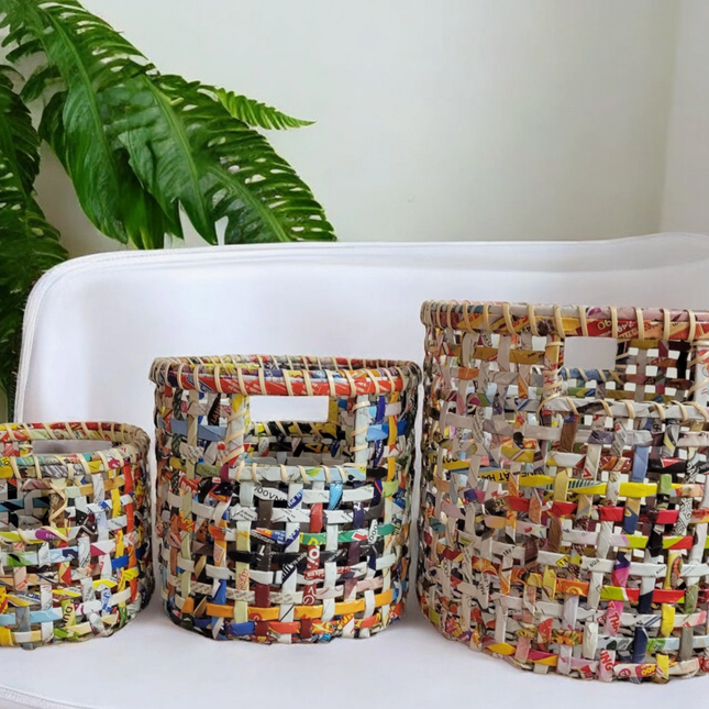 Round Basket Storage Basket — Reclaimed Wild™ Collection