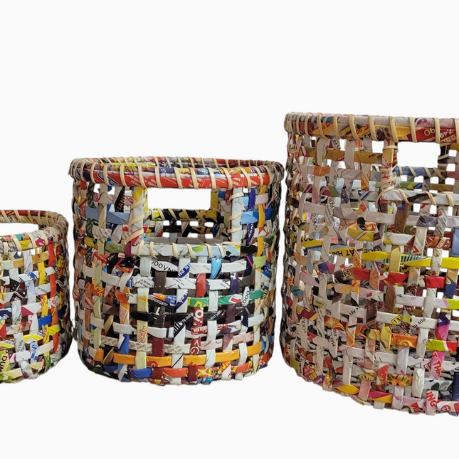 Round Basket Storage Basket — Reclaimed Wild™ Collection