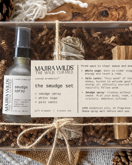 The Smudge Set — Smudge Spray, White Sage + Palo Santo