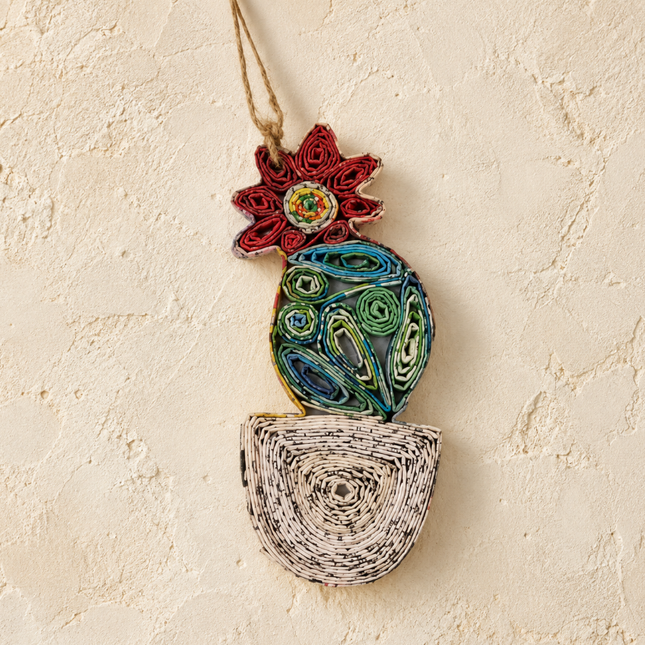 Blooming Cactus Ornament | Reclaimed Wild™ Collection