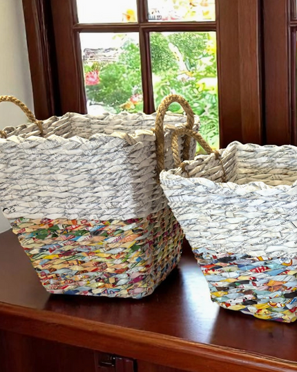 Multicolor Woven Basket | Reclaimed Wild™ Collection
