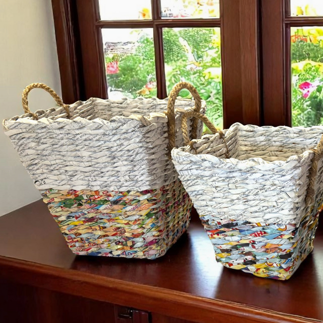 Multicolor Woven Basket | Reclaimed Wild™ Collection
