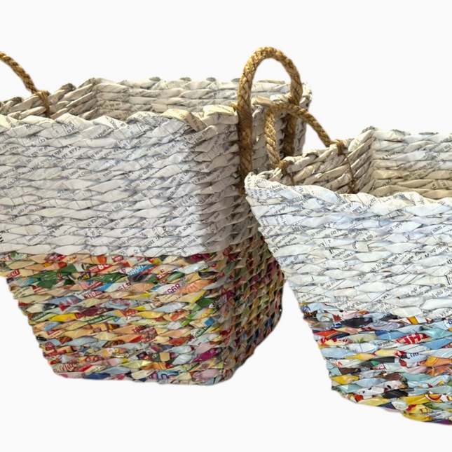 Multicolor Woven Basket | Reclaimed Wild™ Collection