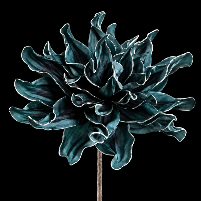 Deep Teal Bloom | Statement Stem