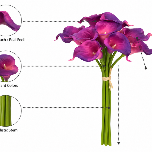 Fuchsia Purple Calla Lily
