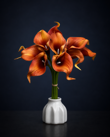 Sunset Calla Lily Stem (Real-Touch)