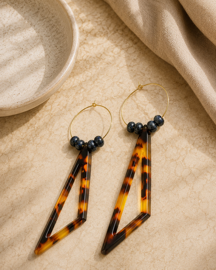 THE ADORNED EDIT™ | Tortoise Spike Hoop