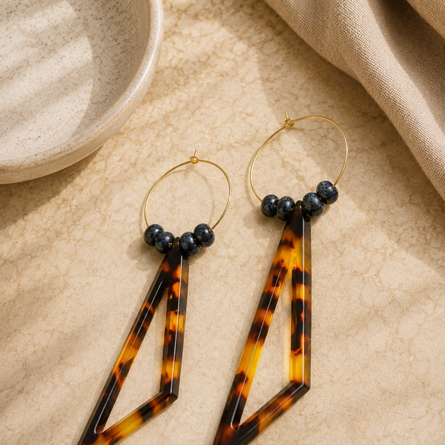 THE ADORNED EDIT™ | Tortoise Spike Hoop