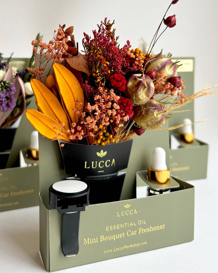 Floral Car Air Freshener (Nontoxic)