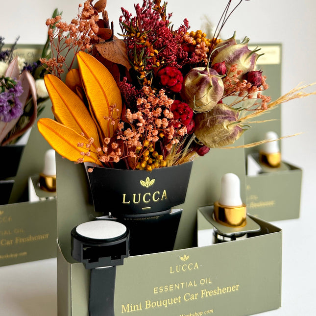 Floral Car Air Freshener (Nontoxic)