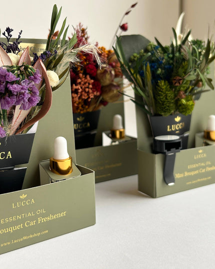 Floral Car Air Freshener (Nontoxic)