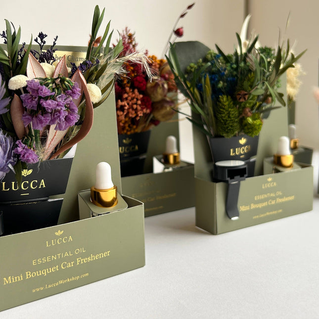 Floral Car Air Freshener (Nontoxic)