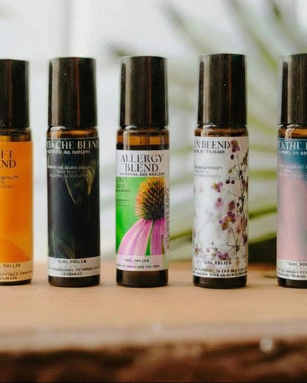 Essential Oil Wellness Rollers | The Rooted Aromatics Collection™ | 10ml