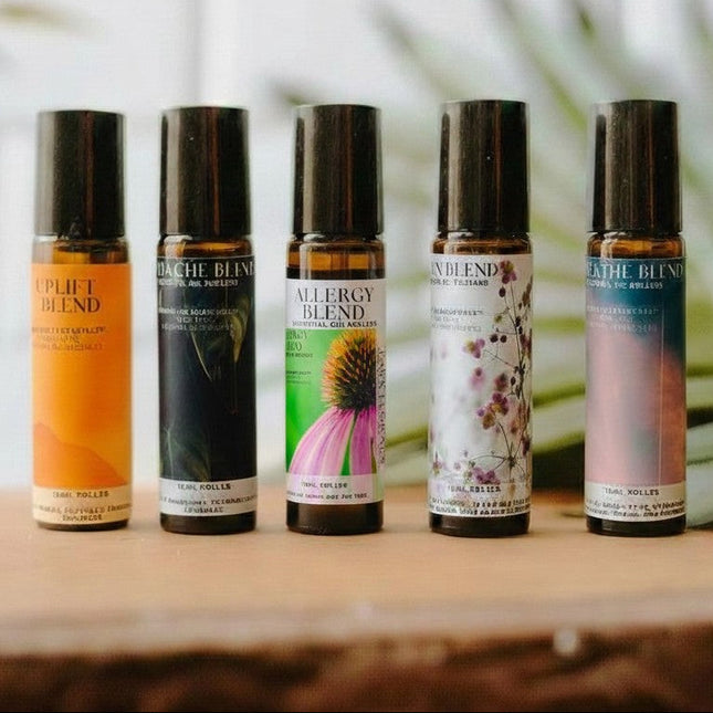 Essential Oil Wellness Rollers | The Rooted Aromatics Collection™ | 10ml