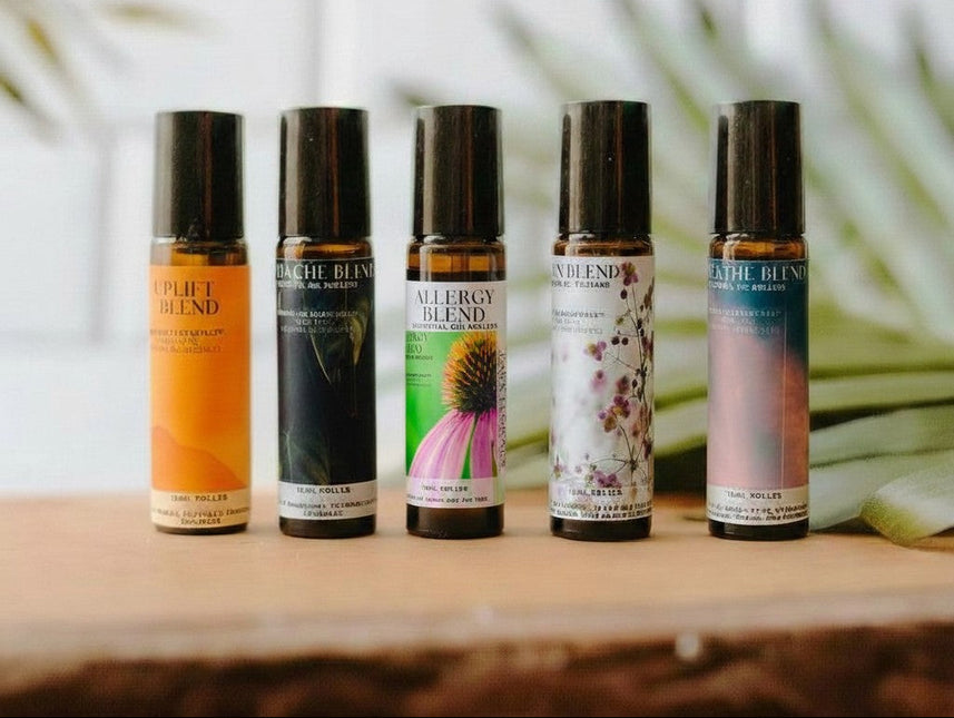 Essential Oil Wellness Rollers | The Rooted Aromatics Collection™ | 10ml