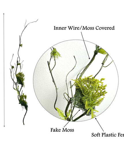 32"Designer's Selection-Moss Vine Tree Branches