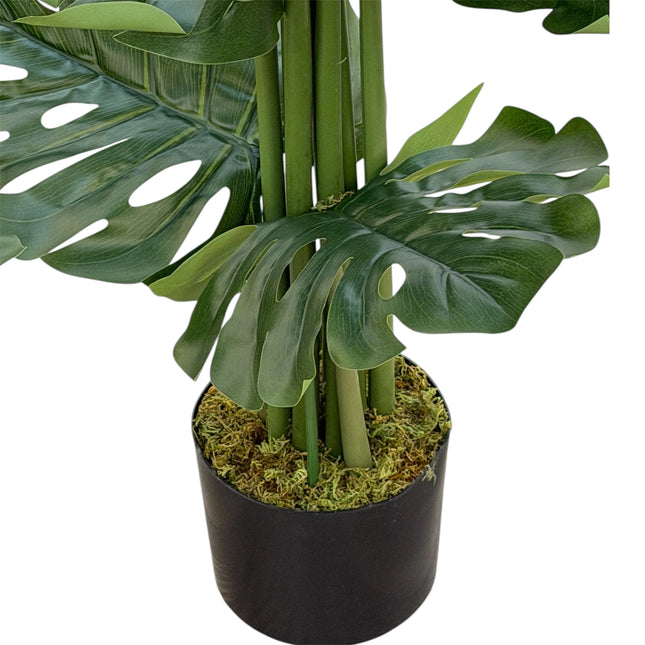 Potted Artificial Monstera Plant (Two Sizes)