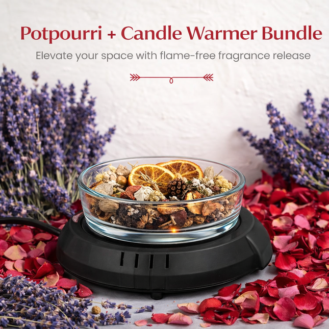 Potpourri + Candle Warmer Bundle