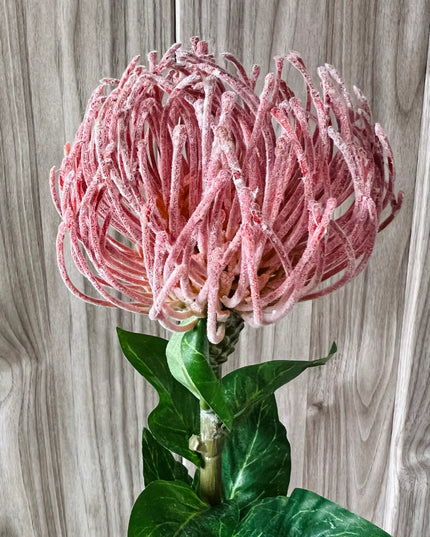 29"Large Artificial Saffron Pincushion Needle Protea