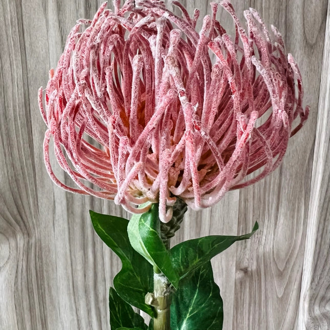 29"Large Artificial Saffron Pincushion Needle Protea